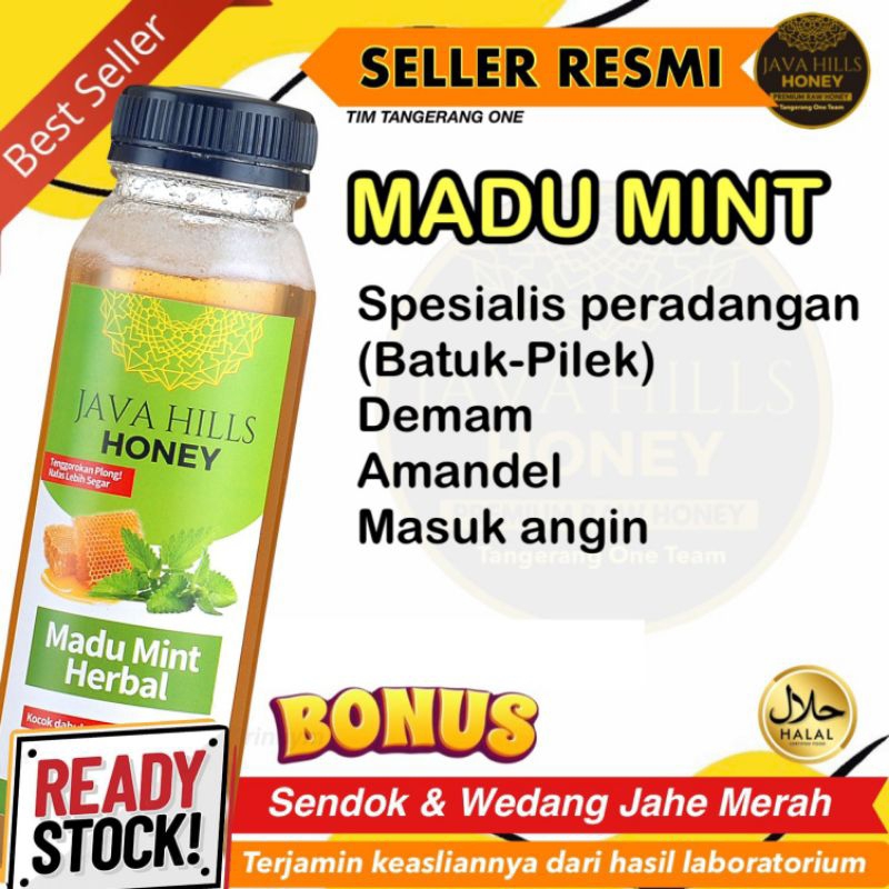 

JAVAHILLS HONEY Madu Mint Herbal Flu Batuk Asma Batuk Menahun