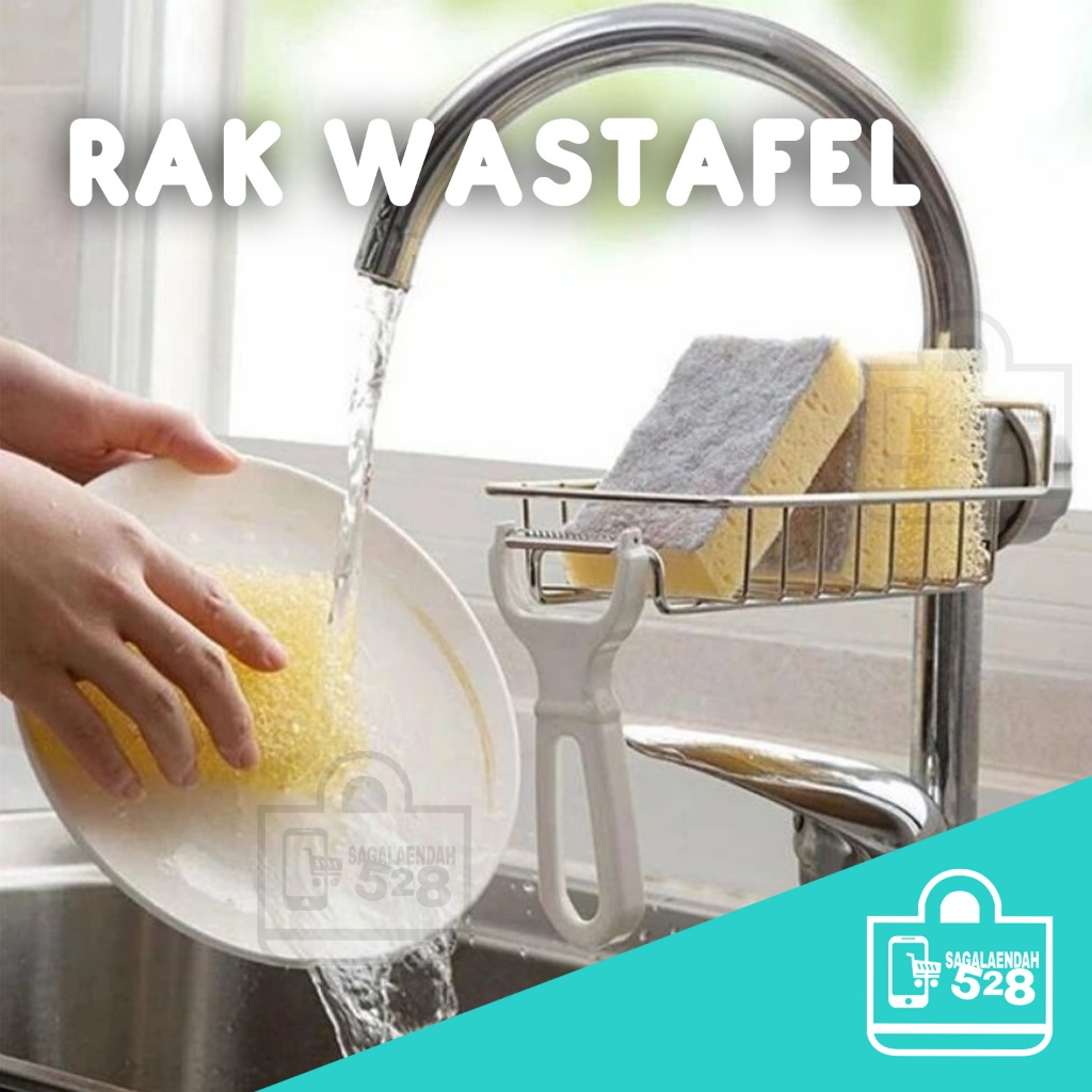 rak westafel stanless / rak gantung keran westafel