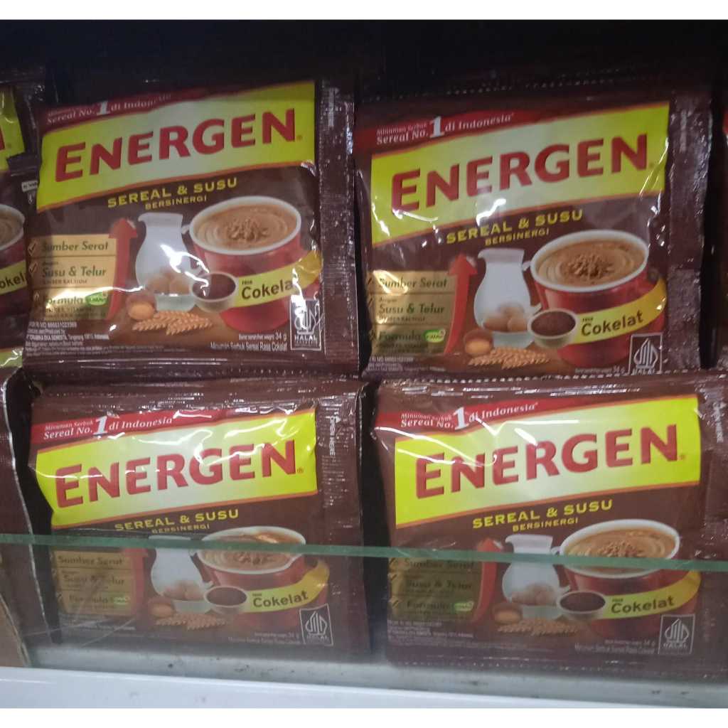 

Energen Coklat DIJUAL PER5PCS (1 RENTENG)