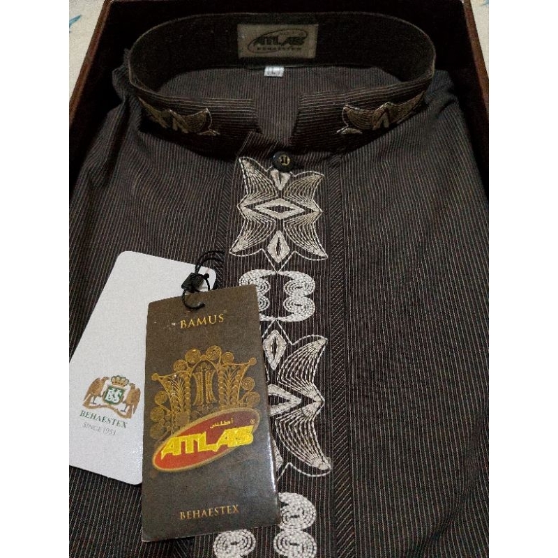 Baju Muslim Baju Koko Atlas Bamus Super