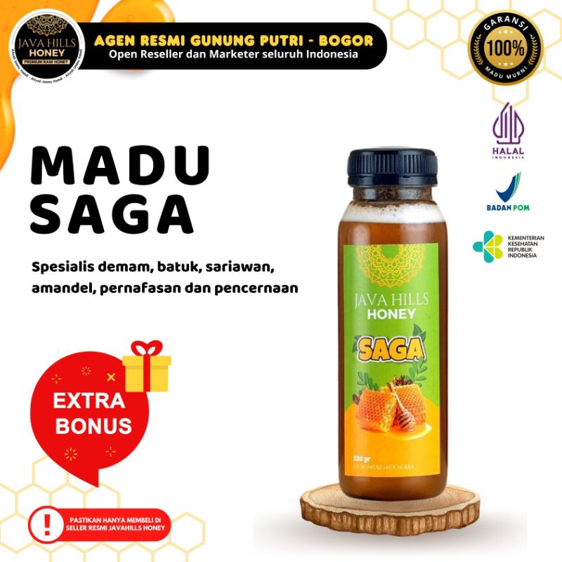 

*JAVAHILLS HONEY* MADU HERBAL|MADU SAGA JAVAHILLS|320 GR|MADU ANAK