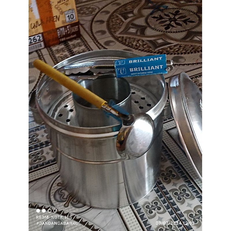 Dandang bakso ukuran 22 stainless/alminium