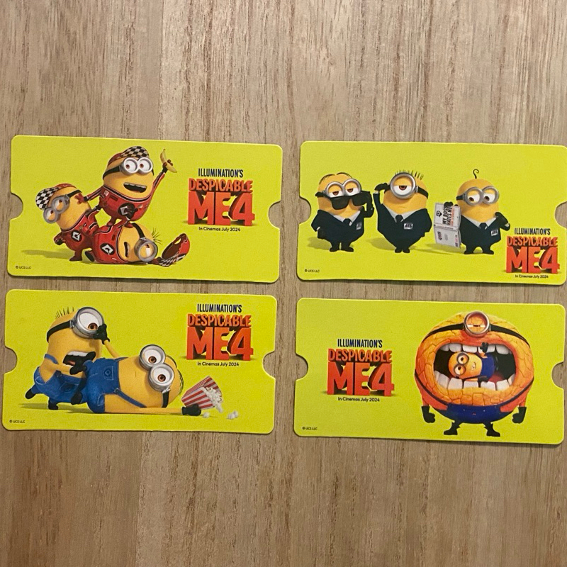 Collectible Ticket Despicable Me 4 Minion, CGV