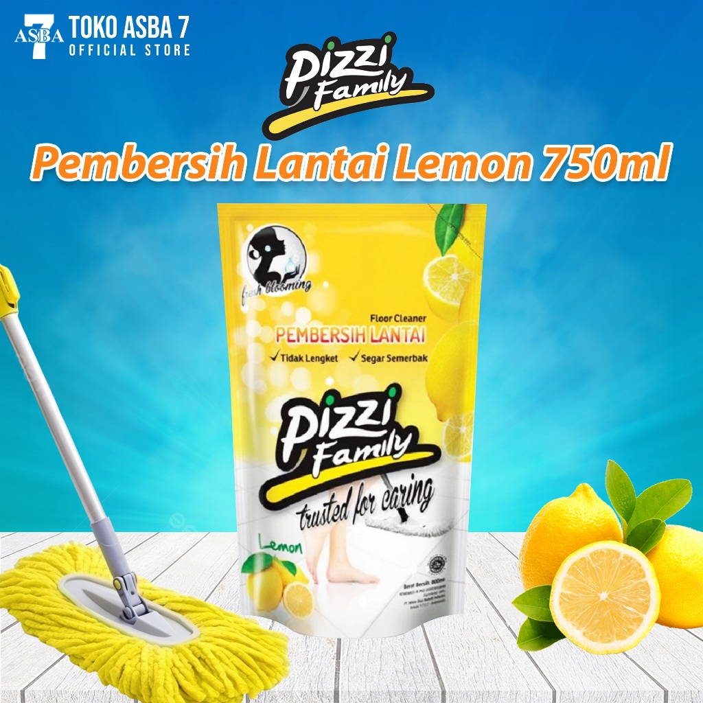 PIZZI FAMILY PEMBERSIH LANTAI LEMON 750ML