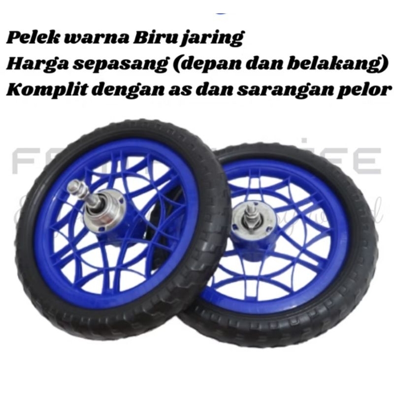 pelek sepeda anak 12 inch free standar samping