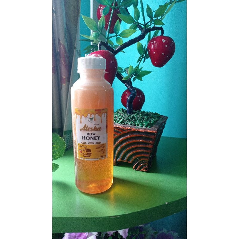 

madu mentah raw honey alesha madu murni tanpa campuran 350 gr