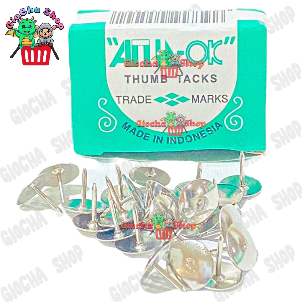 

PAKU JAMUR - PAKU PAYUNG KECIL KOTAK KECIL - THUMB TACKS