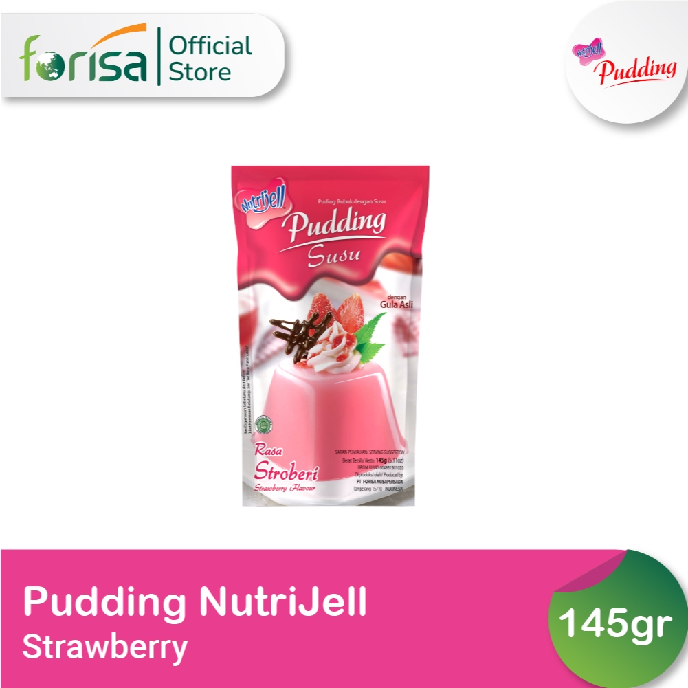 

Pudding Nutrijell Susu Rasa Strawberry 145 gr