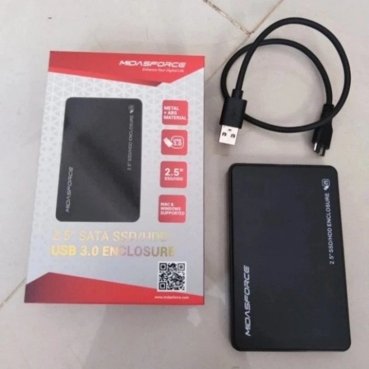 HDD Hardisk Enclosure 2.5" USB 3.0 Casing Hardisk