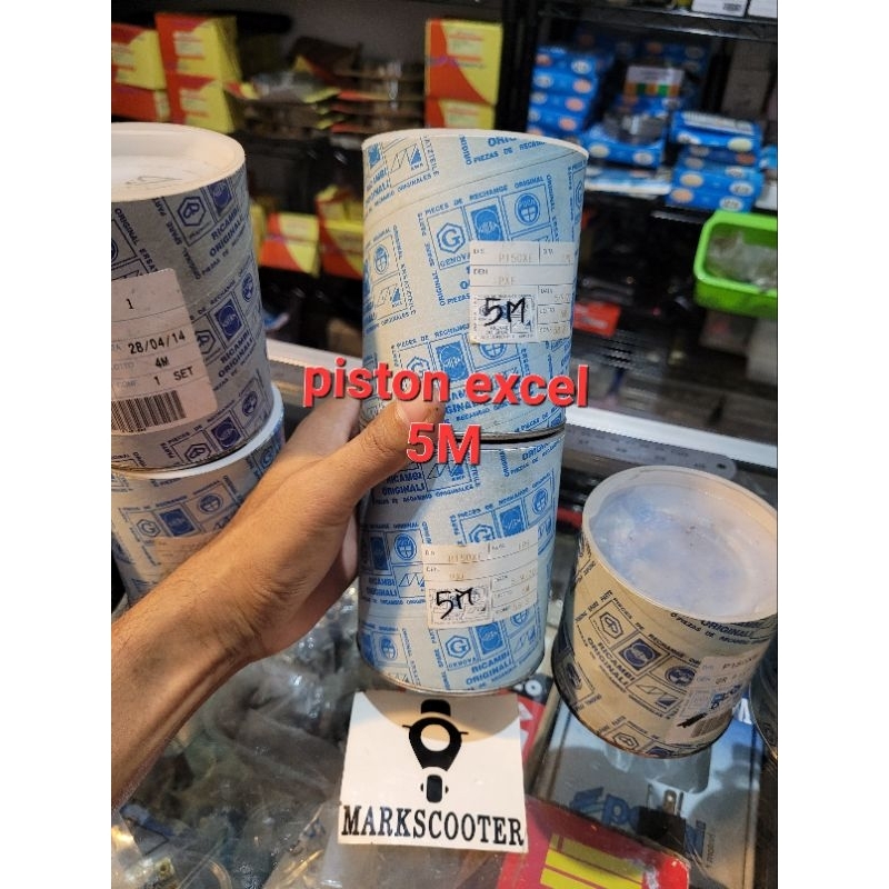 piston vespa excel ring tipis seher excel ukuran 5M ricambi