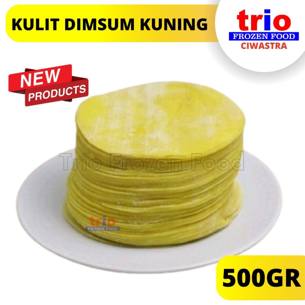 

KULIT DIMSUM BULAT KUNING - 500GR