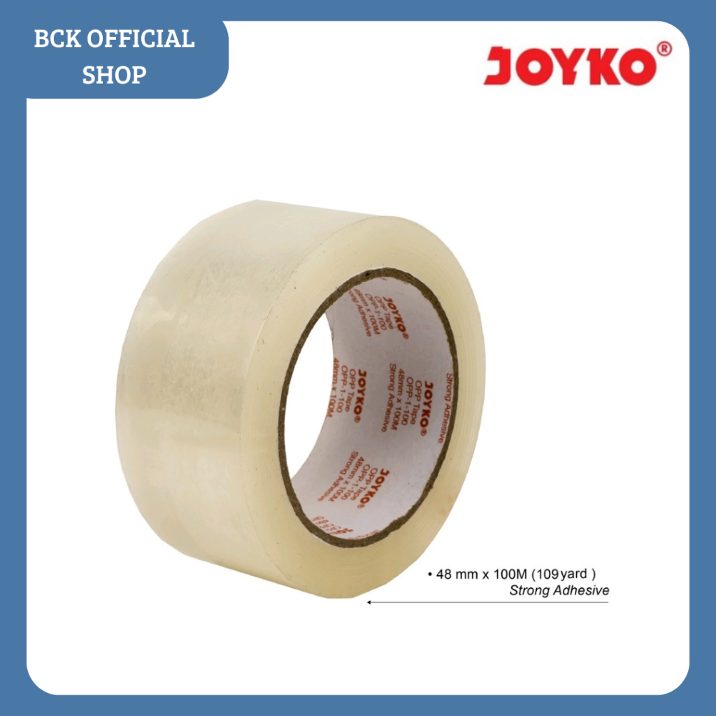 

Lakban Bening /Opp Tape OPP-1-100 JOYKO ( PCS )