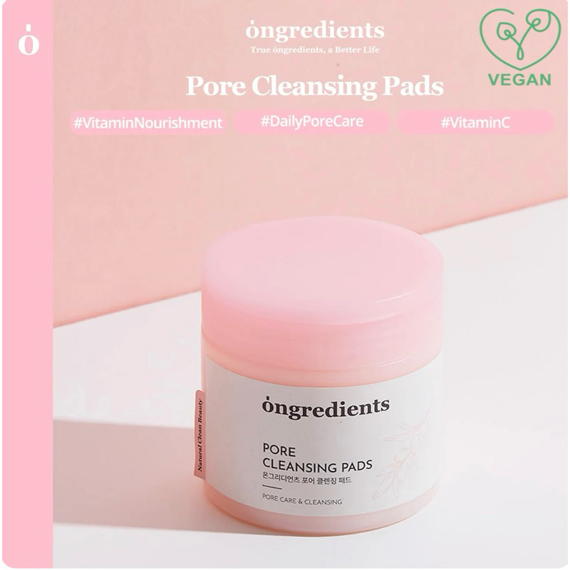 ONGREDIENTS x TREASURE Pore Cleansing Pads