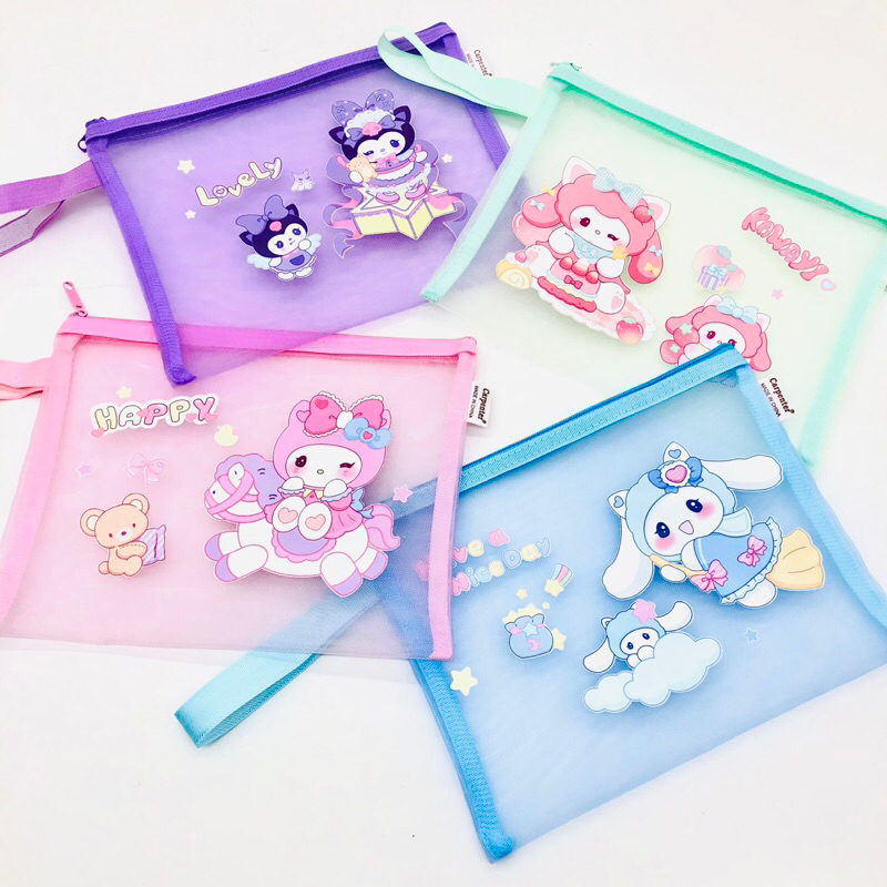 

(A5) ZIPPER DOCUMENT BAG + HANDLE 2545 SANRIO / MAP FILE JARING / POUCH