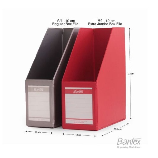 

KODE I1K9 Bantex Box File Extra Jumbo A4 12cm 422