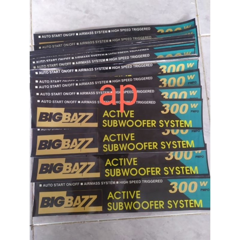 stiker subwoofer polytron psw 300