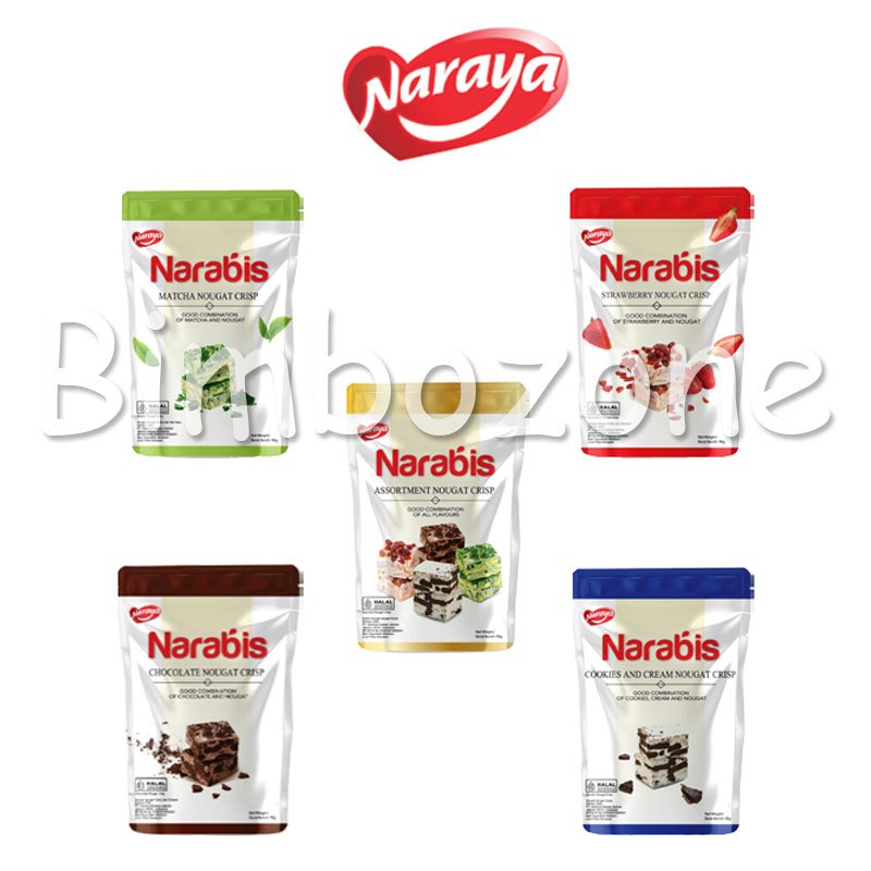 

Bimbozone - Permen NARAYA Narabis Nougat 90g Assorment Nougat crispy