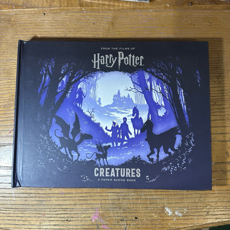 Harry Potter Creatures A Paper Scene Book Warner Bros Buku Pop Up 3D