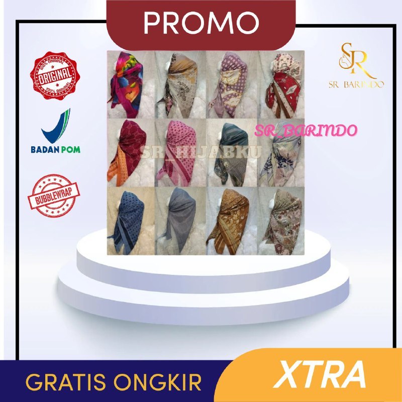 HIJAB VOAL PREMIUM MOTIF LASER CUT / HIJAB VOAL MOTIF LASER CUT/  KERUDUNG VOAL MOTIF / SEGI MOTIF S