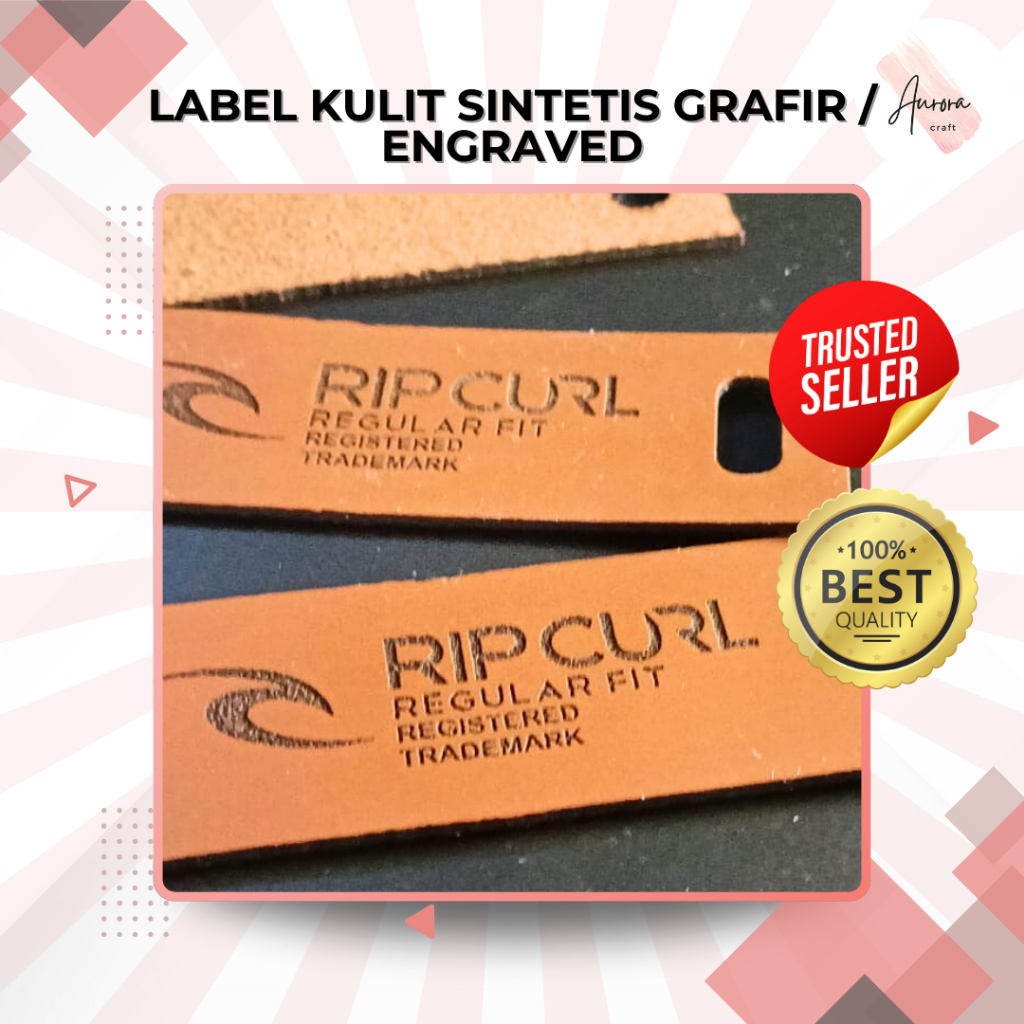 

LABEL KULIT SINTETIS GRAFIR / ENGRAVED