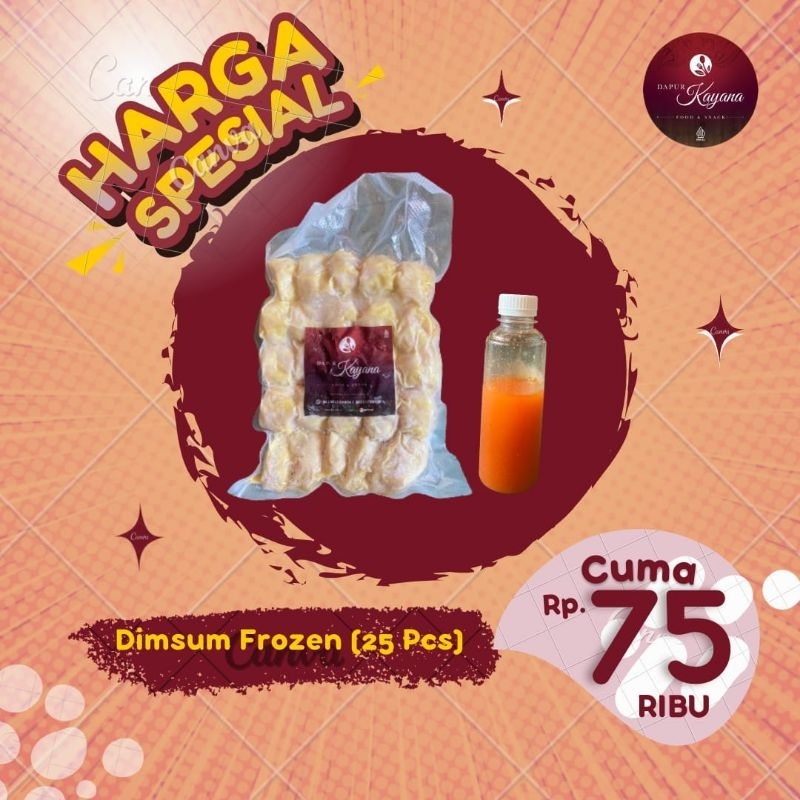 

DIMSUM FROZEN HOME MADE 25 PCS