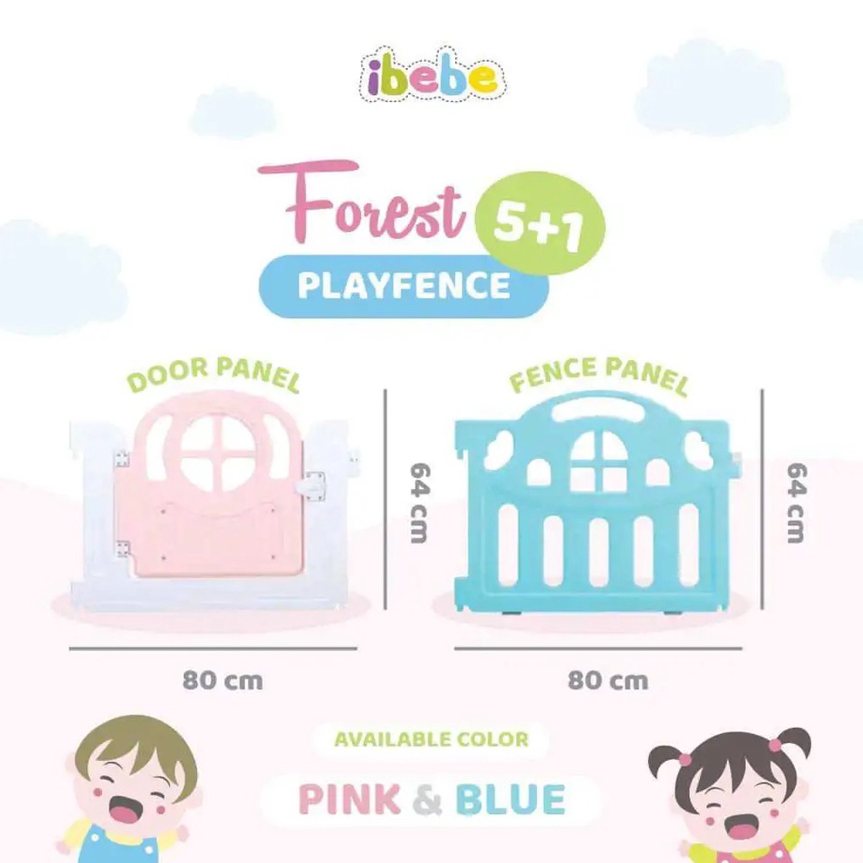 KODE U74D EXTENTION IBEBE FOREST BIG PANEL FOREST  PAGAR TAMBAHAN IBEBE BESAR