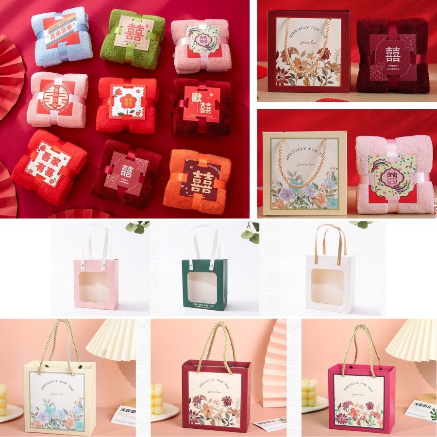 Handuk Tea Pai Towel Hampers Souvenir / Hampers / Souvenir / Wedding / Nikahan / Sangjit / Ulang tah