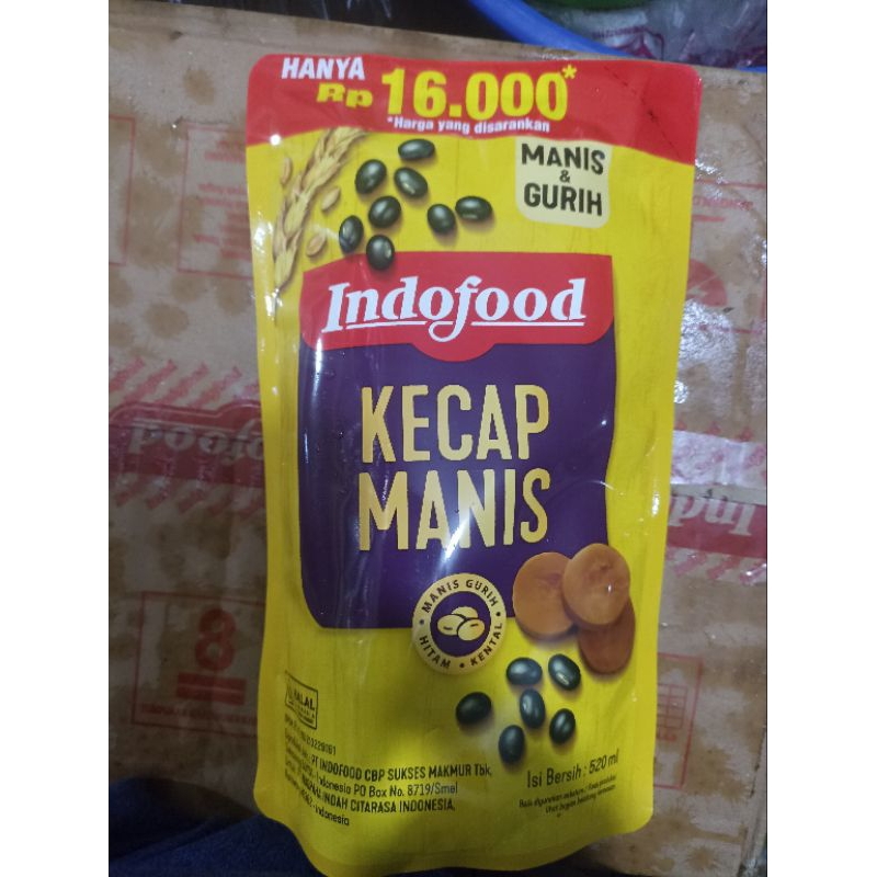 

KECAP MANIS INDOFOOD 520ml tanpa indomie