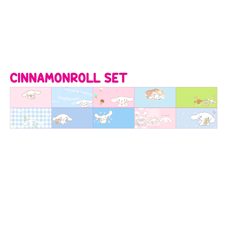 

Sticker nama waterproof cinammonroll