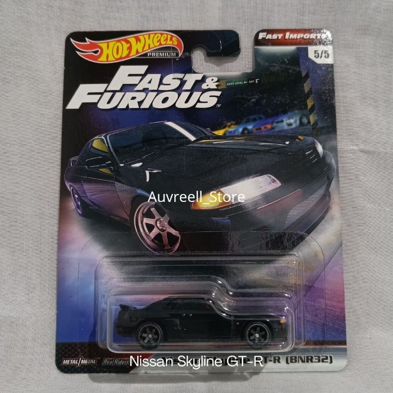 HOT WHEELS FNF NISSAN SKYLINE FAST AND FURIOUS R32
