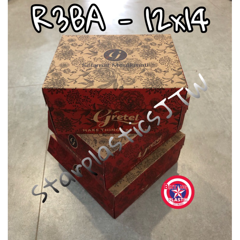 

TOP BRAND! Dus Kue Snack Box Kraft Batik / Gretel Brown Ecofriendly Uk R3BA - 12x14 Hansel FoodGrade MAJALENGKA