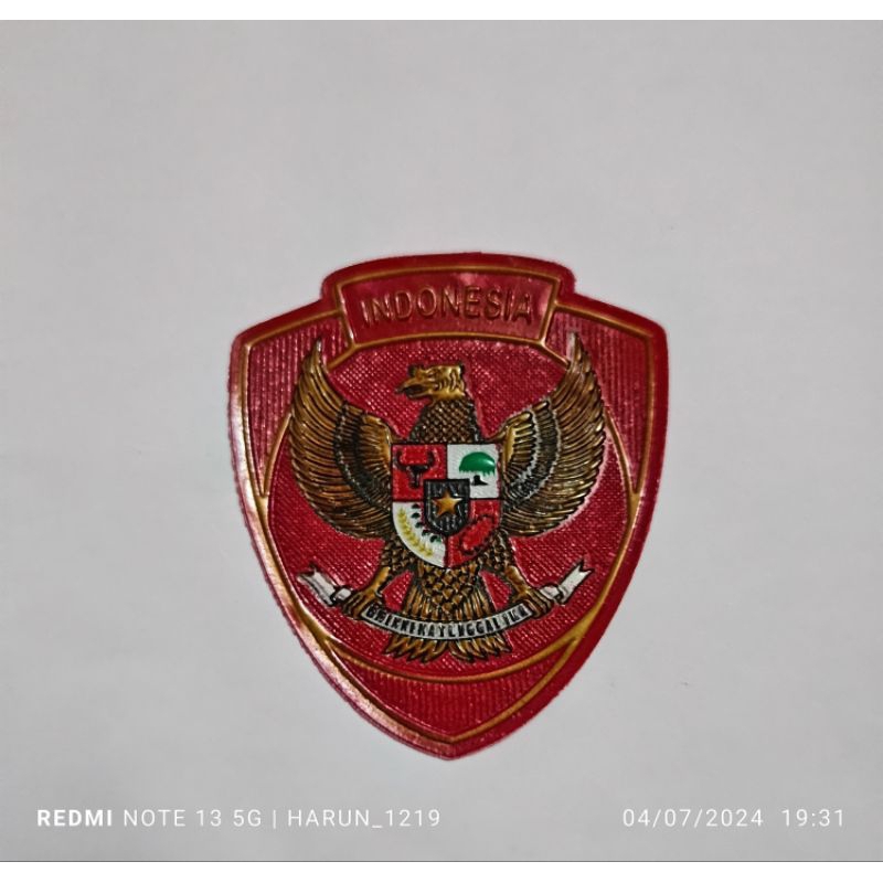 Logo patch Timnas Indonesia/ costume logo sendiri