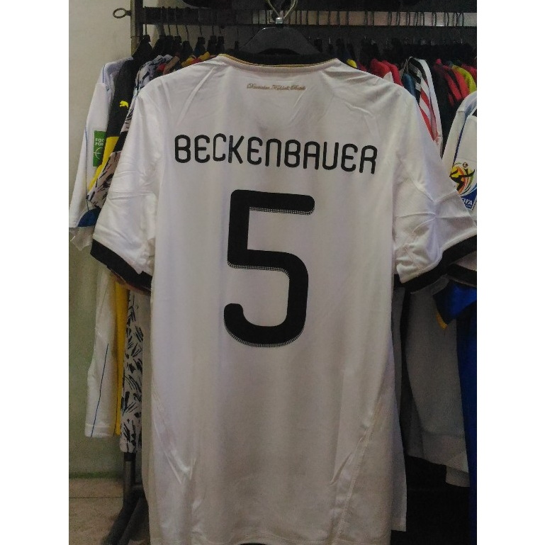 Jersey Bola Retro GO Germany Jerman 2010 Home BECKENBAUER 5