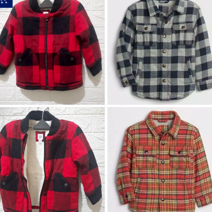 FG2 Jaket Gap kids toddler fanel  Jaket Sherpa Gap Toddler