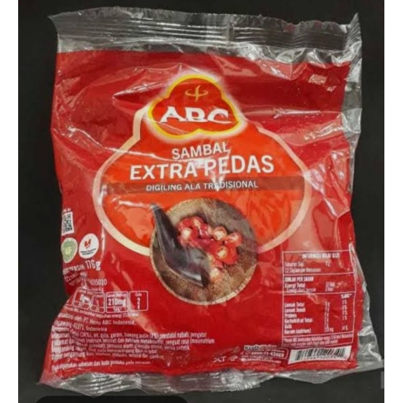 

ABC Saos Sambal Extra Pedas 22 x 8 gr