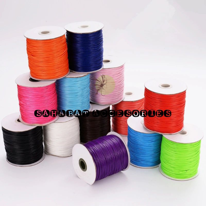(10 /5 METER ) Tali Korea 2mm Bahan Gelang Kalung Atau Kerajinan DIY