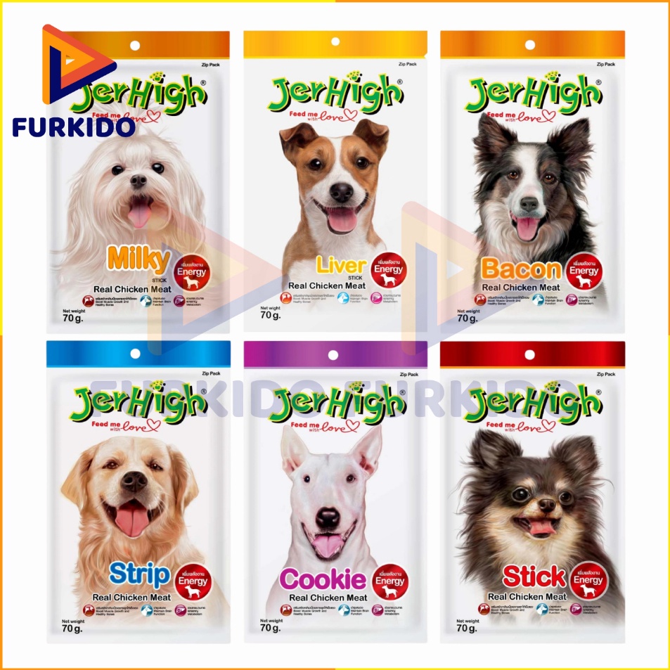 Grosir Unik  Jerhigh Snack anjing 7 gram  Dog Treats