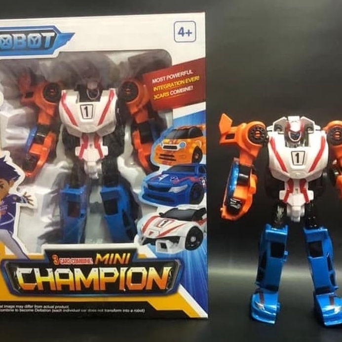 SERU Mainan Robot Mini Champion  Kado Ulang Tahun Anak 3 Tahun