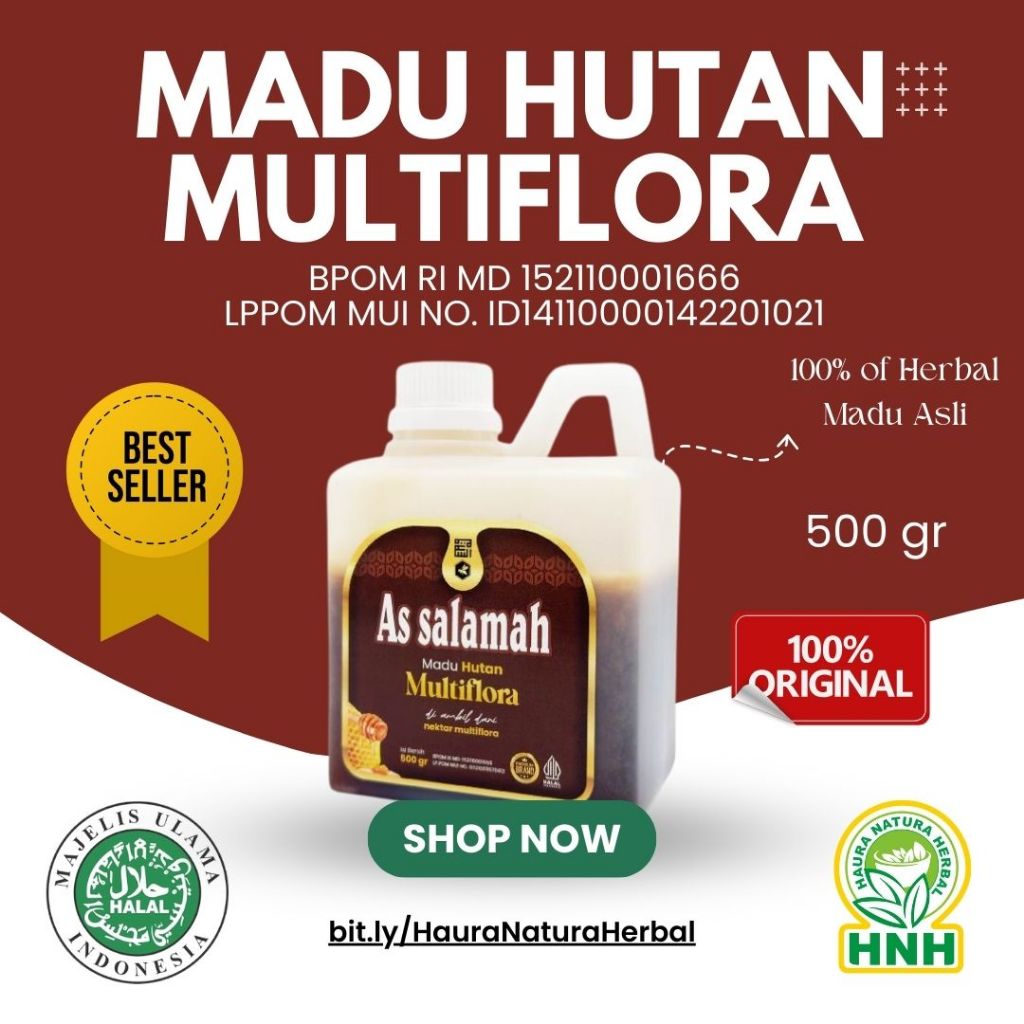 

Termurah Herbal Imunitas Sakit Piinggang - Madu Assalamah Hutan Multiflora 500gr 100% Original