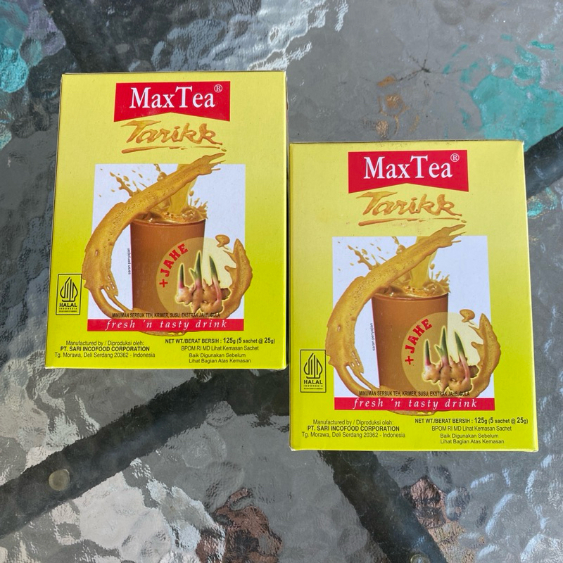 

Maxtea Teh Tarik + Jahe Kemasan 125 gram