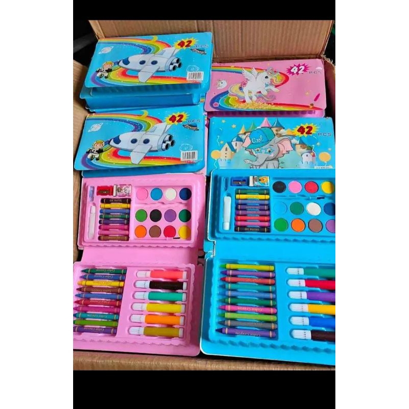 

Bright Crown Pensil Warna Crayon set isi 42,68,72,86,208pcs Crayon Mewarnai (Alat Menggambar atau Mewarnai)