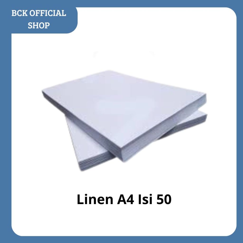 

Kertas Linen Kertas Putih A4 Isi 50 (Pack)