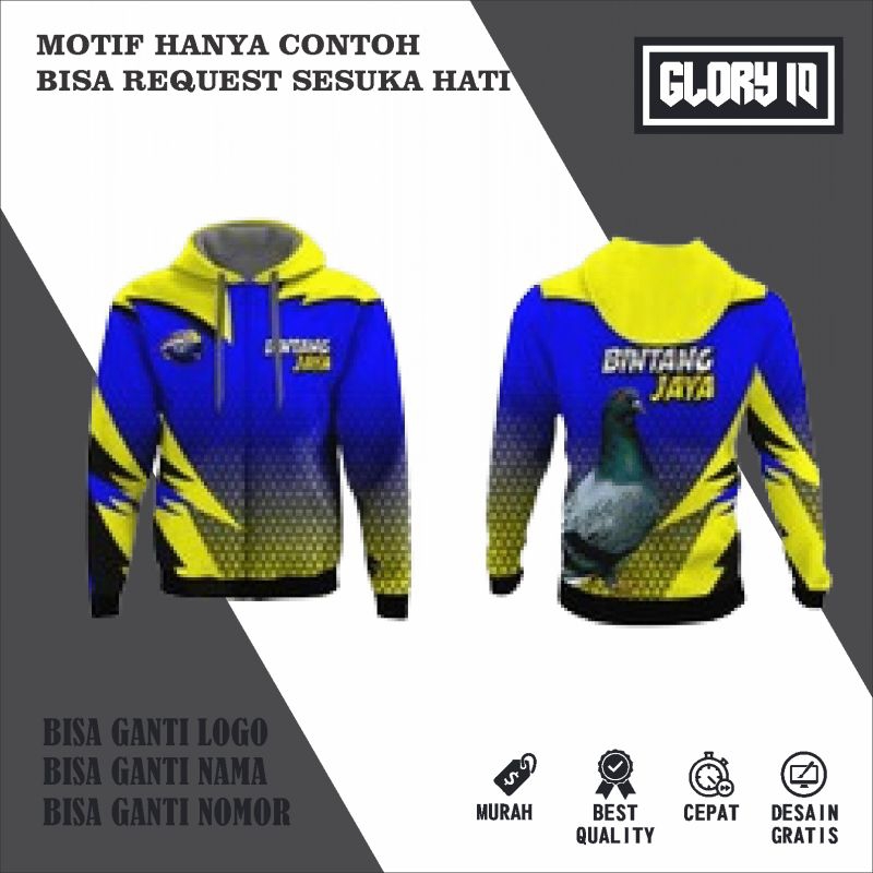 JERSEY JAKET MERPATI CUSTOM