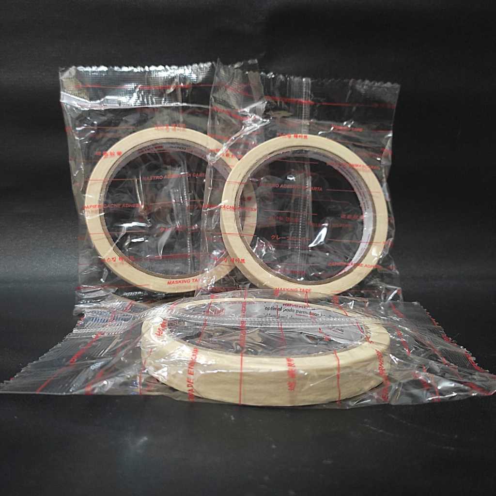 

ISOLASI KERTAS / LAKBAN KERTAS / MASKING TAPE NACHI 0.5 INCHI (12mm)