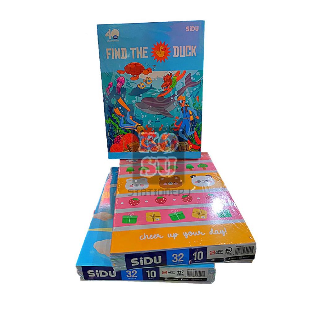 

BUKU TULIS SIDU SINAR DUNIA 32 LEMBAR (10 BUKU)