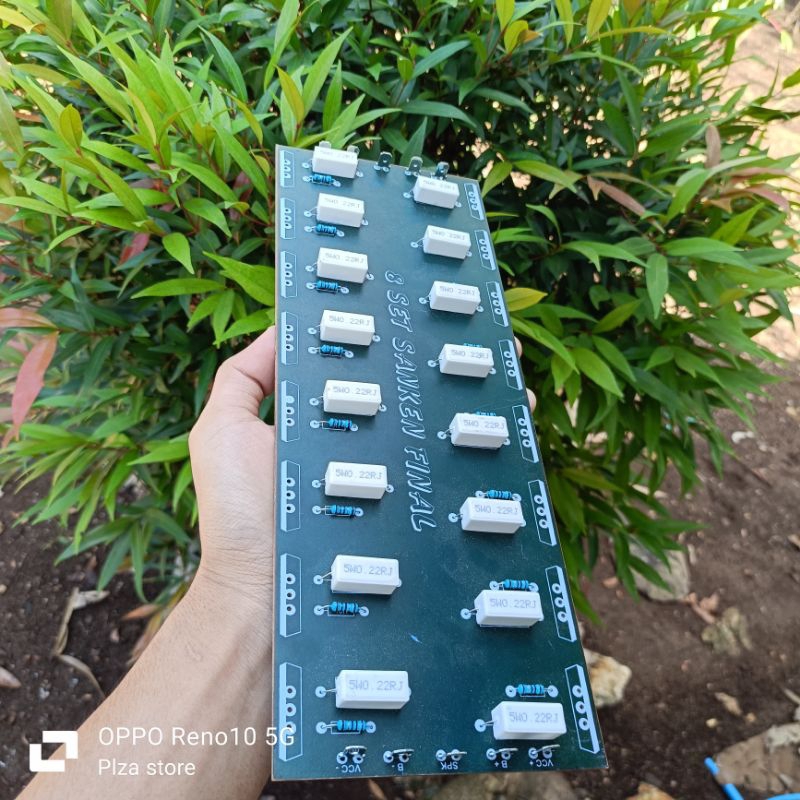 Pcb TR final 8 set sanken 3U panjang 30cm kualitas bagus