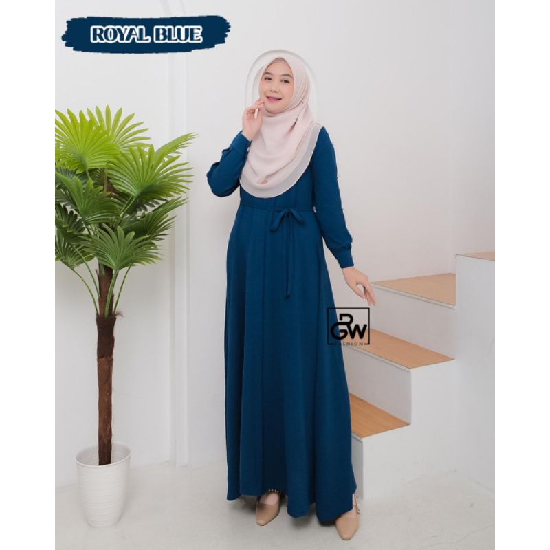 LATIFAH DRESS GAMIS CRINKE ORI RGW FASHION