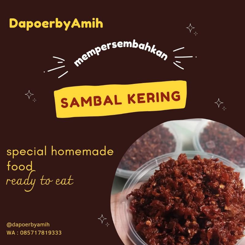 

Sambel Kering Dapoerbyamih