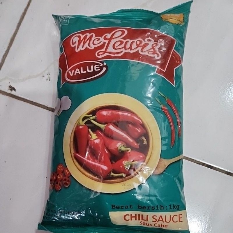 

MC lewis saos sambel, saos tomat 1kg