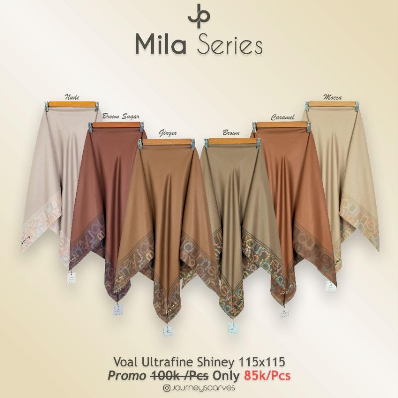 MILLA SERIES TERMURAH JILBAB ORI JOURNEY SCARVES #2